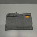 Kopi Baby Portable Diaper Changing Pad - Baby Diaper Changer Travel Bag with Wipes Pocket, Smart Design Portable Changing Mat, Infant Travel Station Kit, Gift for Newborn Girl & Boy - Grey, Modern