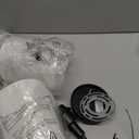 Tipace Wall Sconces Sets of 2, Rustic Industrial Wall Lamps, Hardwired Column Stand Sconces Wall Lighting, Bathroom Vanity Light Fixture with Fabric Shade for Bedroom Living Room Kitchen, Black