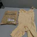 SHAPERX Shapewear for Women Tummy Control Bodysuit Mid Thigh Body Shaper Shorts for a Lifted Look,SZ5218-2-Beige-S/M