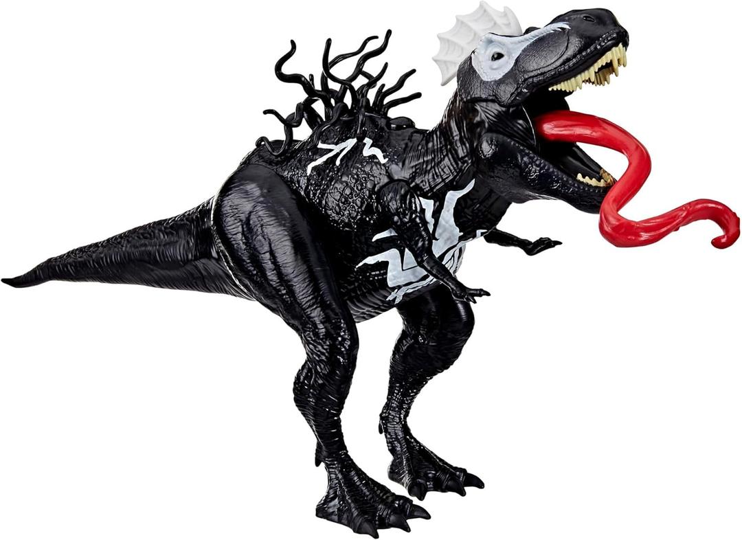 Spider-Man Marvel Epic World of Action VenomVersus Venomsaurus Rex 16-Inch (40cm) Action Figure with Dino Chomp Action, Super Hero Toys for Kids Ages 4+