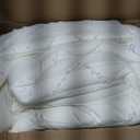 Bedsure Queen Comforter Set - White Comforter, Boho Tufted Bedding Comforter Set for Kids, 3 Pieces Farmhouse-Style Bed Set for All Seasons, Fluffy Soft Bedding Set with 2 Pillow Shams