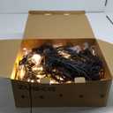 Outdoor Patio String Lights, 240FT LED with 120+4 ST38 Vintage Edison Bulbs, Waterproof Connectable Hanging Lights for Outside Backyard Bistro Porch (120FTx2) (ST38-240FT)