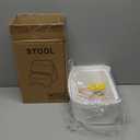 Toddler Step Stool,2 Step Stools for Kids with Anti-Slip Surface and Rubber Bottom, Kids Step Stool Poop Stool for Toilet Potty Training, Bathroom, Kitchen(Include 2 Ducks) (Gray)