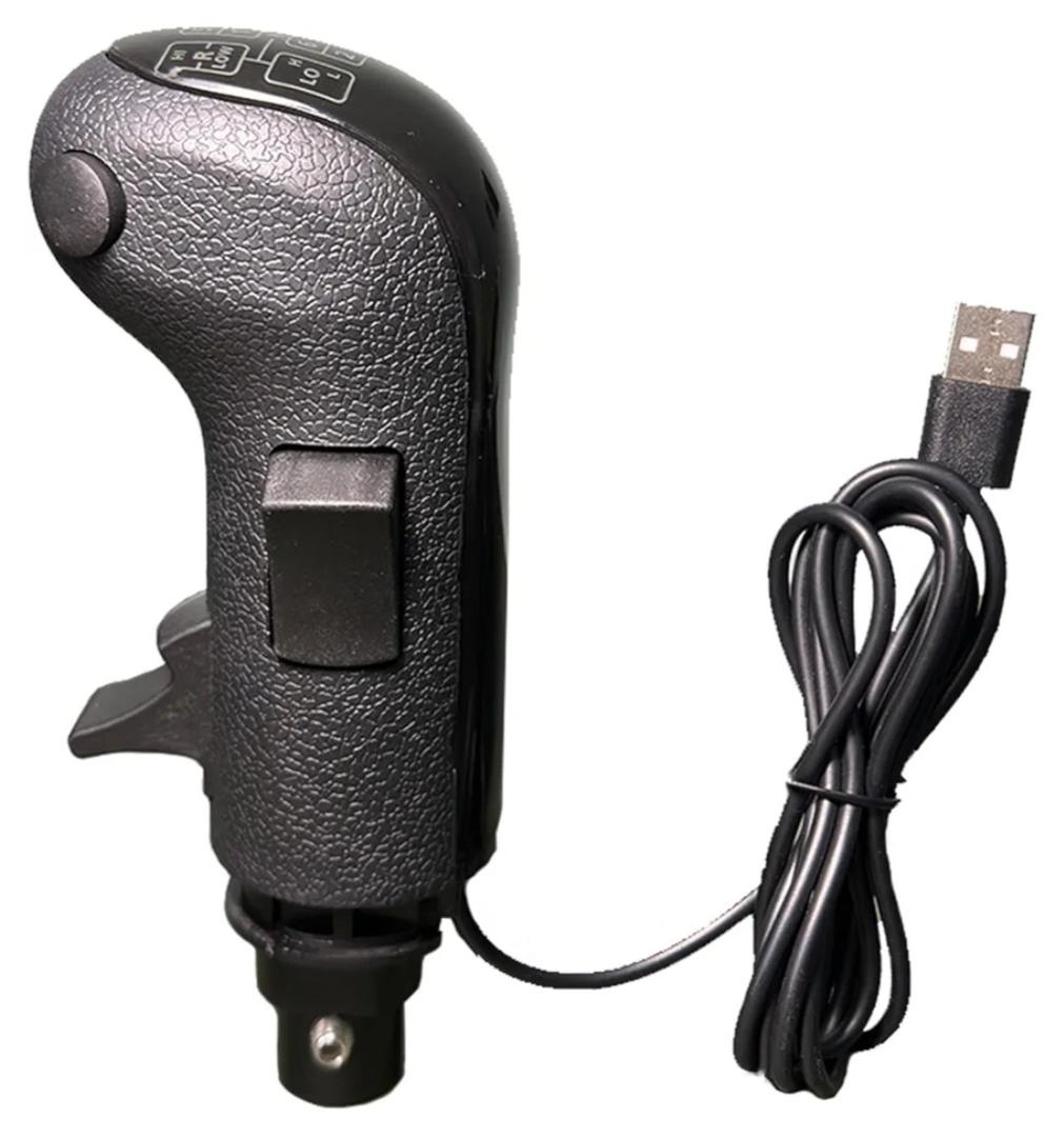 AUGFAZ American Truck Simulator Accessories Shifter Shift Knob USB Accessories for ATS ETS2 PC Compatible with Logitech G27 G29 G920 G25 Thrustmaster TH8A Fanatec SQ Moza PXN A7