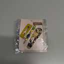 3 x Kitsch Stackable Acrylic Snap Hair Clip, Snap Hair Barrettes for Thick & Thin Hair, Hair Accessories for Women & Girls, Cute Barrettes, 3pcs (Citrine)