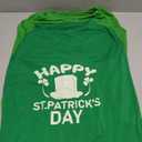 Vehomy 2-Pack st Patricks Day Dog Shirt Irish Holiday Green Dog Shirts with Shamrock Patterns Pet Saint Patricks Clover Clothes Outfit Sleeveless T-Shirt for Dogs 4XL