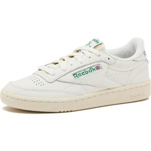 Reebok Club C 85 Vintage Tennis Sneakers for Women, Casual White Womens Shoes, Size 10