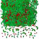 Pack of 3, Iconikal Bulk Party Foil Confetti, Christmas Holly Berries, 3,000-Count, 9 Ounces