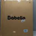 Babelio Baby Gate for Stairs, Kitchen & Doorways, No Bottom Bar| One-Handed Operation| Auto-Close| Hardware Mount (Drill Needed) Safety Dog/Pet Gate (Black - B17, 26-43" W, 28" H)