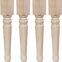 29 Inch Wood Table Legs Unfinished Wooden Coffee Table Legs for Furniture Set of 4 Unfinished Wood Furniture Legs DIY Bench/Desk/Dinning Table (29 Inch)