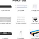 Photo Studio Light Box Photography 32"x32" with 100 LED and 4 Colors Backdrops Photo Box with Lights, Foldable Picture Box for Product Photography with 6500K Brightness