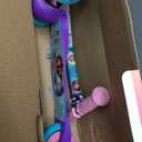 Self Balancing Kick Scooter with Light Up Wheels, Extra Wide Deck, 3 Wheel Platform, Foot Activated Brake, 75 lbs Limit, Kids & Toddlers Girls or Boys, for Ages 3 and Up