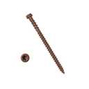 Coated Composite Deck Screws #10 x 2-3/4, Self Tapping Wood Screws and Deck Screws with Torx T20 Star Drive, Type 17 Point, Flat Head, 1 Free Bit Included (Brown, 350), by YYL FASTENER