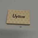 Uyiton Compatible with iPhone 17 Pro Camera Lens Protector - [Not Easy to Break][Strong Adsorption][Case-Friendly] Metal Tempered Glass Rear Camera Screen Cover - Silver