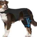 Dog Knee Brace for Torn Acl Hind Leg, 4 Stabilizers Dog Leg Braces for Back Leg, Adjustable Hip Support to Reduces Pain, Ligament Injuries, Luxating Patella L