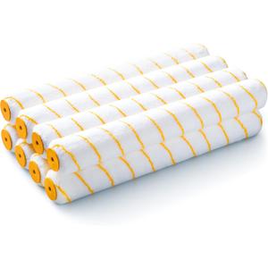 VOOMEY 18" Paint Roller Cover, Microfiber Paint Roller Cover, Quickly Covers Large Surfaces Such as Ceilings, Walls, Etc (Pack of 8,1/2" Nap)