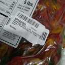 Giant Gummy Worms, 4-Inch, Assorted Fruit Flavors, 5 Pounds Bulk Bag, Two-Toned Colors, No BBD