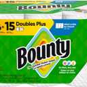 Bounty Paper Towels Select-A-Size, White, 6 Double Plus Rolls = 15 Regular Rolls