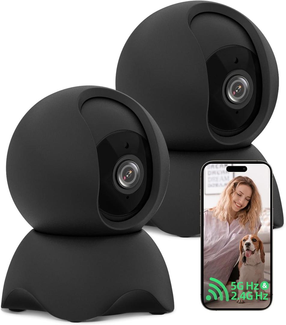 Security Indoor Camera, 1080P HD Dog & Baby Monitor, 5/2.4GHz with Motion DetectionSD & Cloud StorageNight Vision Pet & Baby Camera Two Way Audio, Privacy Mode
