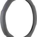 Grey Contour Grip Steering Wheel Cover