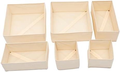 Holibanna 5pcs Underwear Storage Case Box Towel Holder Bedroom Wardrobe Clothing Container