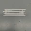 Plastic Bulk Ballpoint Pens for Office Church School Business Wedding, White, 4 PCS