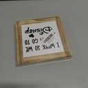 Inspirational Wood Signs, Box Wood Plaques Desk Dcor, Decorative Plaques and Signs, Rustic Office Decor Art, Motivational Office Desk Decor, Farmhouse House Decoration, I Work So We Can Go to Disney (5.9*5.9inch, Style 01)