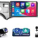 [Upgrade Stable] Android 15 Radio for Toyota Prius C 2012 2013 2014, Roinvou 9 inch Touch Screen for Prius C Bluetooth Radio with Wireless Carplay/GPS Navigation/FM/RDS/DSP + Backup Camera