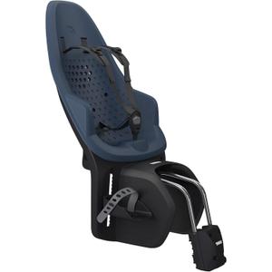 Thule Yepp 2 Mounted Child Bike seat, Adjustable footrests, 5-Point Harness and Easy to Mount Design (Majolica Blue)