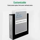 Office Essentials Economy View 3 Ring Binders, 3" Round Rings, 3.5" Spine, 460-Sheet Capacity, White Binders (12-Pack of 03430)