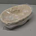 Bread Proofing Baskets Set of 2 10 inch Oval Shaped Dough Proofing Bowls w/Liners Perfect for Professional & Home Sourdough Bread Baking