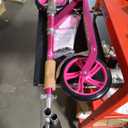 Razor A5 Lux Kick Scooter for Kids Ages 8+ - 8" Urethane Wheels, Anodized Finish Featuring Bold Colors and Graphics, for Riders up to 220 lbs, Pink