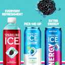 Sparkling Ice Caffeine Variety Pack, Flavored Sparkling Water, Zero Sugar, with Vitamins and Antioxidants, 16 fl oz, 12 count (Citrus Twist, Black Raspberry, Blue Raspberry, Strawberry Citrus)