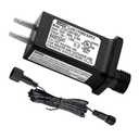 12V 1A LED Controller with Extension Cord, Replacement Model JT-DC120V1000-F Class 2 Power Supply Ip44 Low Voltage Transformer for Christmas String Light Inflatable Decorations