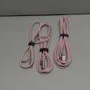 Basesailor USB Type C Charger Cable 3Pack 3.3/6.6/10FT,Charging Cord for iPhone 17 Air,Apple 16 16e 15 Pro Max,Samsung Galaxy A10E A55 A54 A53 A70 A72 A73 A42 A34 A33,S25 S24 S23 S22 Plus,Google Pixel (Pink)