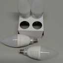 Lightinginside E12 Smart Light Bulbs 60W Equiv., Work with Alexa/Google Home/SmartLife, 500LM 6W RGBCW Candle Candelabra LED Light Bulbs, No Hub Required, 2.4G WiFi Bluetooth Bulb, ETL Listed, 4PCS (Multicolor)