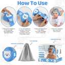 YomauiYee Baby Earmuffs-Infant Ear Protection for Babies 0-36 Months,Infant Headphones with Little Bear Design Noise Cancelling Headphones for Improves Sleep,Baby Travel Essentials for Airplane/Sleep