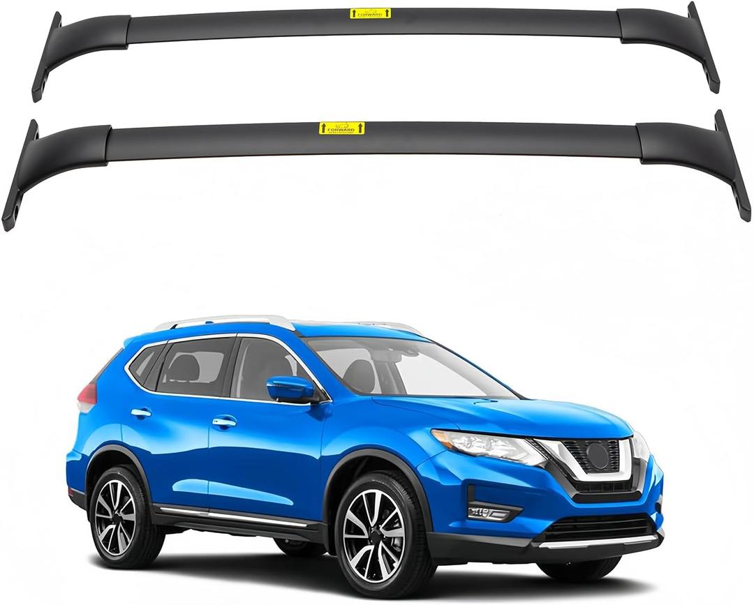 Roof Rack Cross Bars Fit for Nissan Rogue 2014-2020(with Raised Side Rails)