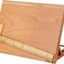 DJAR 5-Position Drawing Sketching Board, Adjustable Portable Drafting Table Easel, Beechwood, Natural, A2