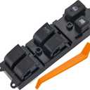 Power Window Switch Fits for 1995-1996 Toyota Camry Sedan Wagon.96-97 Toyota 4Runner,Corolla,RAV4.95-97 Tercel.Driver Side Control Door vidrios Master Switch.Replaces 8482006011 8482033060