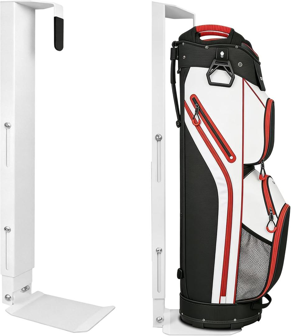 Wall Mount Golf Bag Storage Stand for Garage Golf Bag Holder, 
Product Dimensions	1.5"D x 6.6"W x 38"H