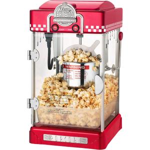 Great Northern Popcorn Company 83-DT5621 Northern Company Red GNP Little Bambino 2-1/2 Ounce Retro Style Popcorn Popper Machine, 2.5 Ounce