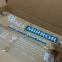 VooBang Arched Wall Mirror, 24 x 36 inch Arch Bathroom Mirror, Wall Mounted Vanity Mirror with Arch Metal Frame, Modern Bathroom Vanity Mirror for Bedroom, Living Room, Hanging or Leaning, Black