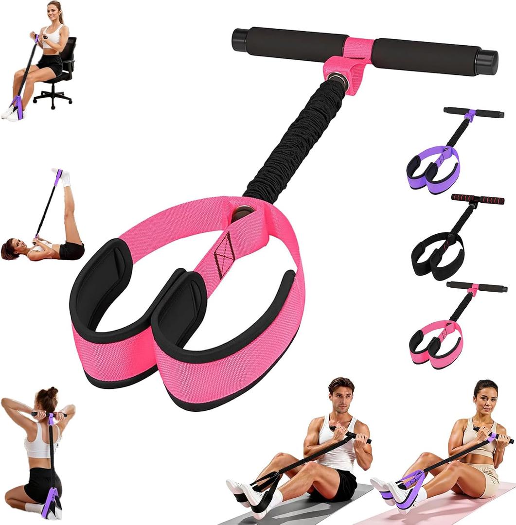 Multifunction Pedal Resistance Band with Handle,Tube/Petal/Foot/Full Body Resistance Bands with Handles,Multifunctional Foot Pedal Resistance Band,Leg Raise Straps.