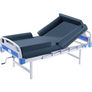 HOMBYS Waterproof Hospital Bed Mattress Cover with Built-in Side Guards, Mattress Protector with Fall Prevention Edge for Elderly Safety, Compatible with Standard 36"x76" Hospital Beds (Cover Only), 80" × 36" × 6"