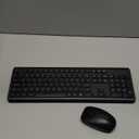 Wireless Keyboard and Mouse Combo, Full Size Silent Ergonomic Keyboard and Mouse, Long Battery Life, Optical Mouse, 2.4G Lag-Free Cordless Mice Keyboard for Computer, Mac, Laptop, PC, Windows (Black)