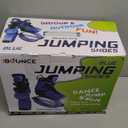 New Bounce Kids Jumping Shoes  Premium Moon Shoes for Fun & Exercise  Durable, Safe, Adjustable Fit  New & Improved Bouncing Shoes (Blue, Small (31-34 EU))