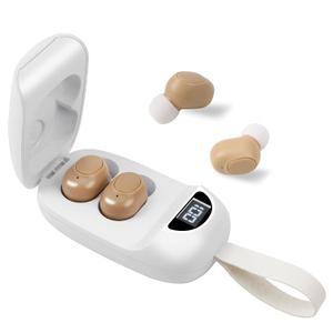 Hearing Aids for Seniors, Rechargeable Hearing Aid with Noise Cancelling for Adults, Invisible Hearing Amplifiers with Charging Box, Easy to Carry