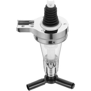 Luxshiny Wall Mounted Alcohol Dispenser 1.5Oz Liquor Bottle Holder for Home Bar Wine Spirits Cocktail Serving and Beverage Control 7 Pack