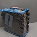 Foam Play Mat for Baby, 0.4 Inch Thicked Interlocking Floor Mats with Solid Colors, Soft Non-Toxic Baby Playmat, EVA Foam Playmat Foam Mats for Toddlers, 16 Tiles(White/Black/Gray)